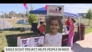 'Harrisburg boy\'s Eagle Scout project raises awareness of food insecurity'