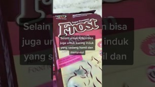 'Fast Review Dry Food Super Premium Cat Food Frost Kitten |Radio Kucing #Shorts'