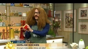 'Den hemliga kocken The Food Emperor gör succé på Youtube - Nyhetsmorgon (TV4)'