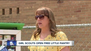 'Eastlake Girl Scout troop opens free 24/7 food pantry for those in need'