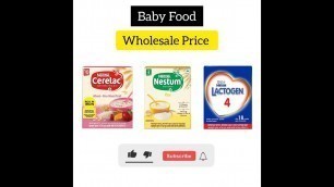 'Baby Food Wholesale Price #babyfood #wholesale #wholesaleprice #shorts #short  #kirana #grocery'