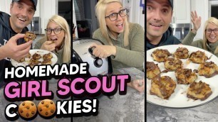 'Making Homemade GIRL SCOUT COOKIES! *Amazing*'