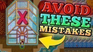 '23 Common Mistakes That Players Make In Stardew Valley'