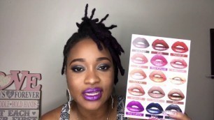 'Tattoo junkie lip kit review'