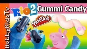 'PLAY-DOH Sculpting! Peppa Pig Drives Toy RIO HobbyKidsTV'