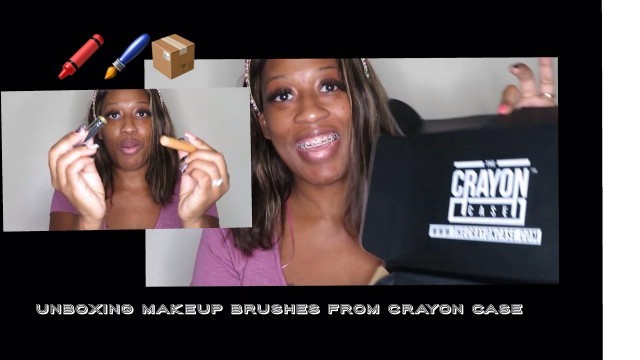 'Unboxing MAKEUP BRUSHES FROM CRAYON CASE || #30OF122 #CRAYONCASE #MAKEUPBRUSHES #DIY'