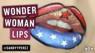 'How To Wonder Woman Lips with Sandy Perez for Tattoo Junkee'