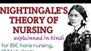 'Nursing theory // nightingale\'s nursing theory//nightingale\'s evironmental concept'