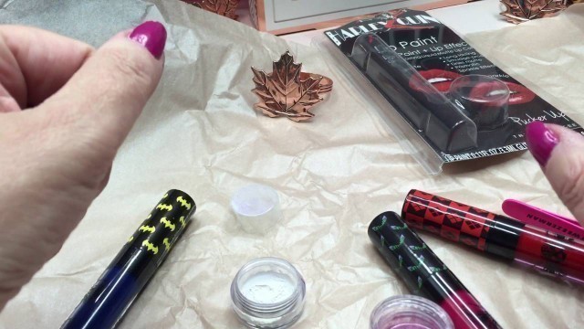 'Swatches! Gotham Girls Tattoo Junkee Cosmetics & Walgreens Superhero Liquid Lipsticks'