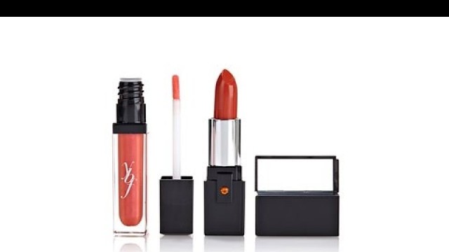 'ybf Beauty Kissable Coral Lipstick and Lip Gloss Collect...'