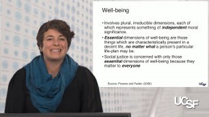 'Krista L. Harrison, PhD, Justice and Health Part 3: Social Justice Theory'