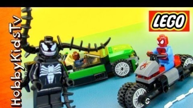 'LEGO Toy SPIDERMAN Set VENOM and NICK FURY HobbyKidsTV'