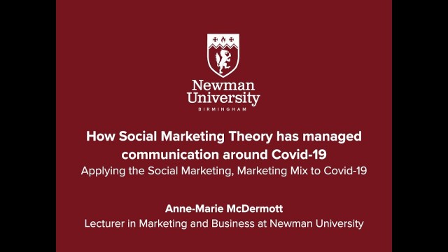 'How Social Marketing Theory has managed communication around Covid-19'