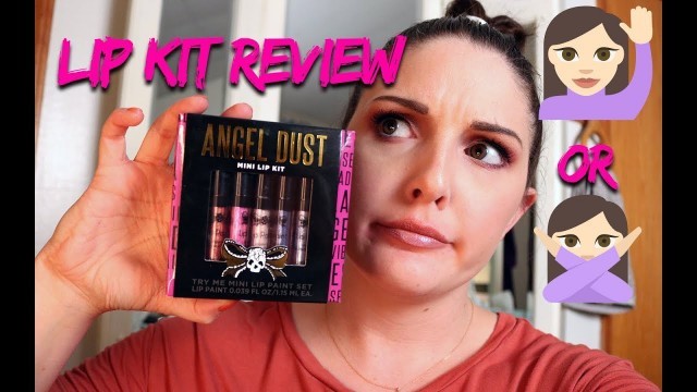 'Angel Dust Lip Kit Review by Tattoo Junkee'