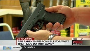 'Are parents responsible for what their kids do with guns?'