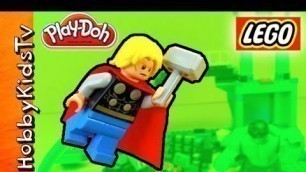 'Lego HULK and THOR Lab Smash on HobbyKidsTV'