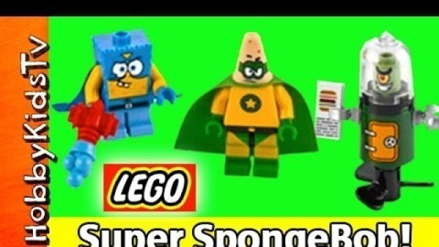 'LEGO SpongeBob Heroic Heroes of the Deep 3815 Build HobbyKidsTV'