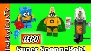 'LEGO SpongeBob Heroic Heroes of the Deep 3815 Build HobbyKidsTV'