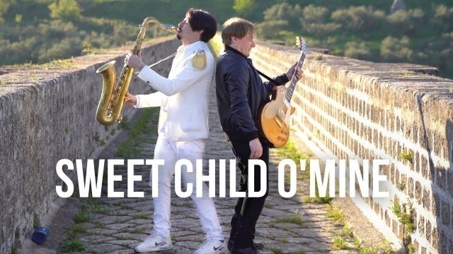 'Sweet Child O\' Mine - with my DAD | Sax & Electric Guitar (Guns N\' Roses)'