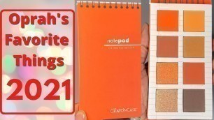 'Oprah\'s favorite thing 2021: The Crayon Case Notepad Orange Edition iShadow Palette'