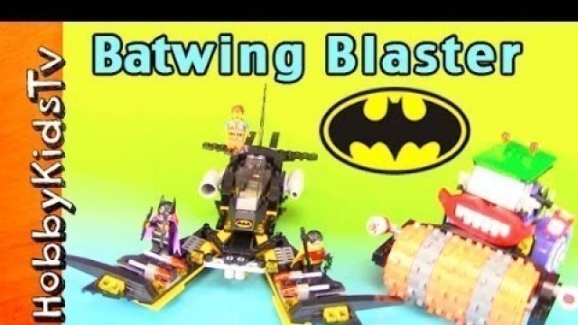 'LEGO Emmet Batman Batwing Blaster! Toy Review HobbyKidsTV'