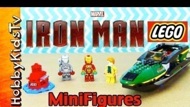 'Lego IRON MAN Extremis Sea Port Rescue Build HobbyKidsTV'