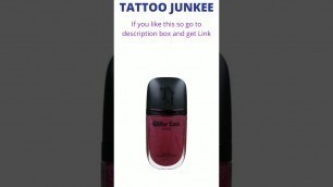 'Tattoo Junkee Glitter Lava Kiss & Tell Glitter Lip Gloss, 0.33 Fl Oz#shorts#short'