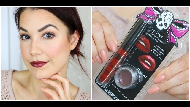 'Tattoo Junkee Metallic Lip Paint | First Impressions/Wear Test + Check-in'