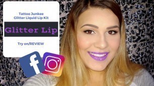 '$1 Glitter Liquid Lip Paint Kit review by TATTOO JUNKEE used by Tati Westbrook'