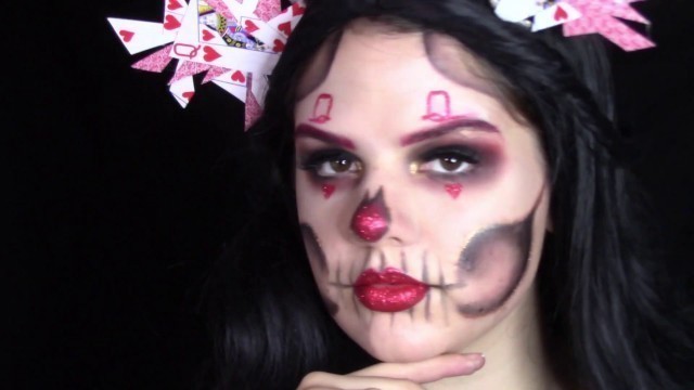 'Queen of Hearts Halloween Makeup Tutorial'