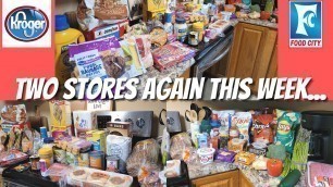 'Kroger and Food City Grocery Hauls - Lots of Sales - What Am I Doing At Two Stores Again...'