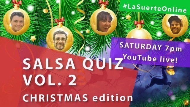 'All I want for Christmas is QUIZ... and salsa... and some food :)'