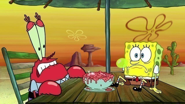 'Spongebob Finds Out Mr.Krabs Likes Chum.'