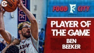 'Carson-Newman Basketball: Food City Player of the Game Ben Beeker recaps Clayton State 11-23-22'