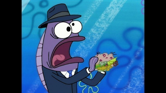 'Nasty Patty SpongeBob - Health Inspector'