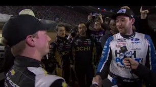 'TYLER REDDICK CHASE BRISCOE POST RACE INTERVIEW - 2022 FOOD CITY DIRT RACE NASCAR AT BRISTOL DIRT'