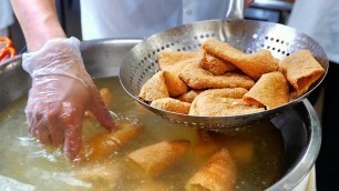 'New York City Food - GOLDEN MONEY BAG DUMPLINGS Park Asia Brooklyn NYC'