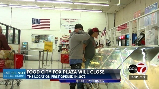 'Food City Supermarket Fox Plaza location to close permanently in August'