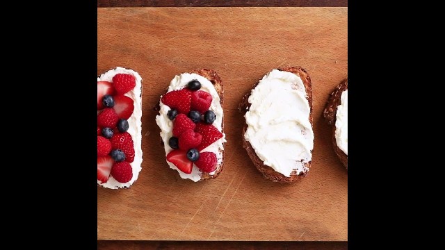 'Whipped Honey Mascarpone & Berry Toast Recipe from Food City'