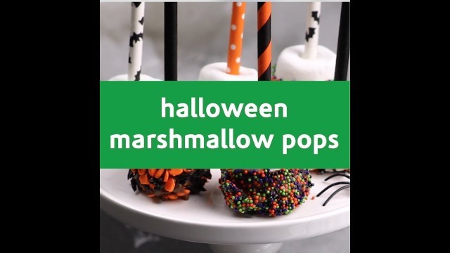 'Food City Halloween Marshmallow Pops Recipes'