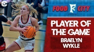 'Carson-Newman Women\'s Basketball: Food City Player of the Game Braelyn Wykle after Tusculum 01-11-23'