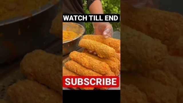 'BIGGEST Kfc Spring Rolls In CP | STREETFOOD INDIA #shorts #kfc #spring #springroll #foodblogger'