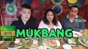 'Boodle Bilao Food Hub Mukbang & Food Review with Gideon Co and Gerome Yu | Nicole Valerie Ann 