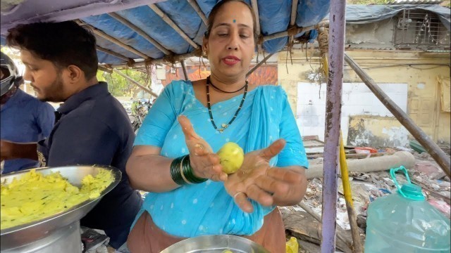 'Graduated Aunty from Mumbai Selling Vadapav | Indian Street Food'