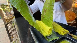 'Famous Gujarati Snack Paanki Cooked in Banana Leaf | Indian Street Food'