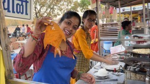 'Komal Ji Serves Paplet Fish Thali in Pune | Indian Street Food'