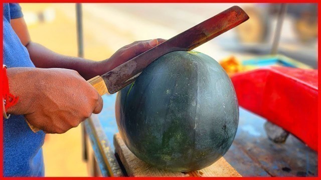 'FRUIT NINJA of FRUITS | Amazing Fruits Cutting Skills | Indian Street Food In 2023'