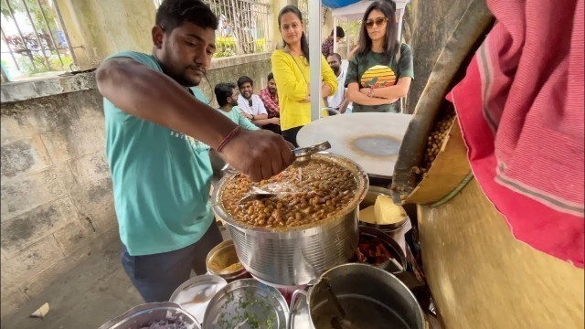 'Very Rare Chole Kulche Stall in South India | Indian Street Food'