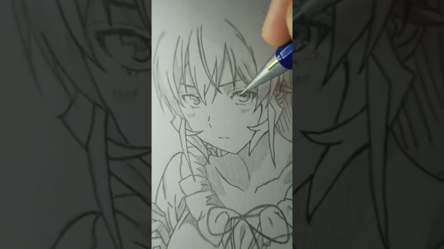 'Drawing Nakiri Erina | Shokugeki No Soma #shorts'