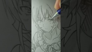 'Drawing Nakiri Erina | Shokugeki No Soma #shorts'